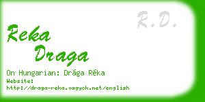 reka draga business card